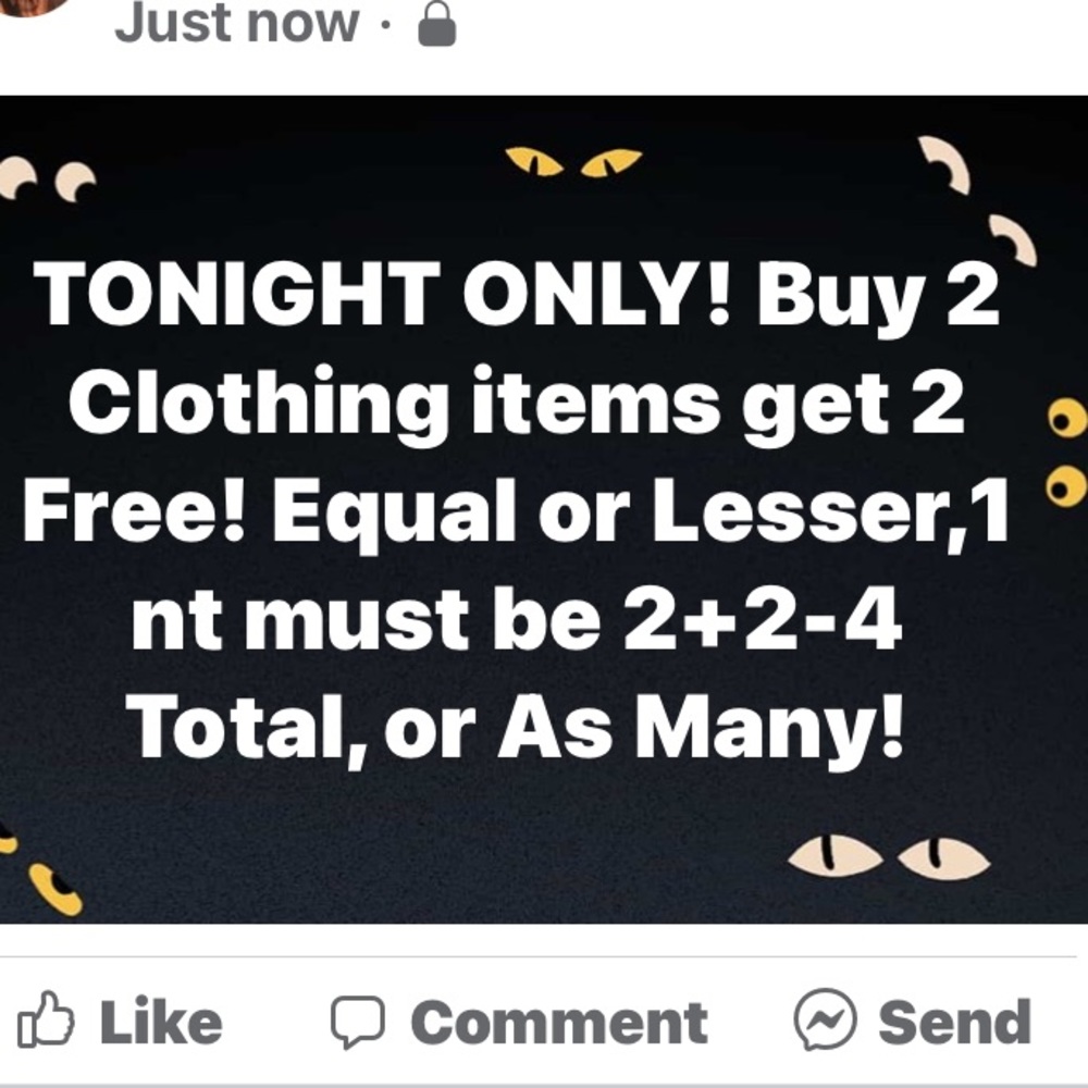 BOGO 2n only! But ANY 2get 2 Free Clothing!As Many - Picture 1 of 2